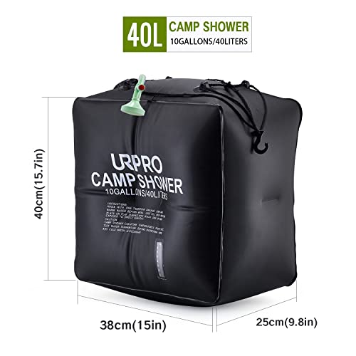 10-gallons40L-Solar-Shower-Bag-Heating-Camping-Outdoor-Temperature-Hot-Water-45C-Hiking-Climbing-Beach