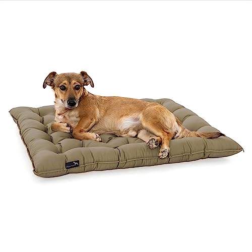 Pointer | Urban Hundekissen Mittelgroße Hunde, 70x60 cm - Orthopädisches Hundebett Waschbar bis 95°C, Geruchsfrei, Robust, Indoor & Outdoor, Made in Germany (XL - 70x60 cm, Goldbraun)