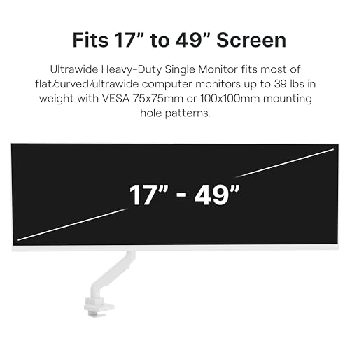 Image of Pixio PX277 OLED Max V2 White 27 inch 240Hz Refresh Rate QHD 1440p Resolution 0.03ms GTG Response Time Gaming Monitor with PS2S White Ultrawide Heavy-Duty Premium Single Monitor Arm