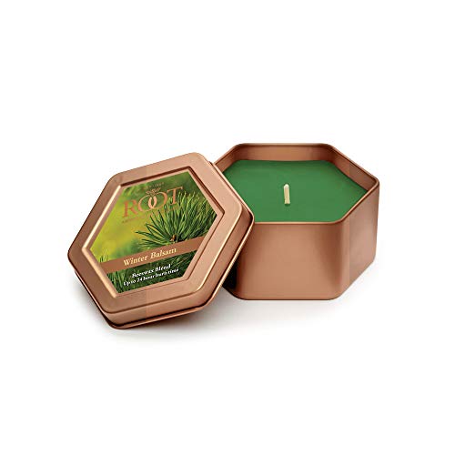 Root Candles Honeycomb Traveler Scented Beeswax Blend Candle, Fresh Balsam