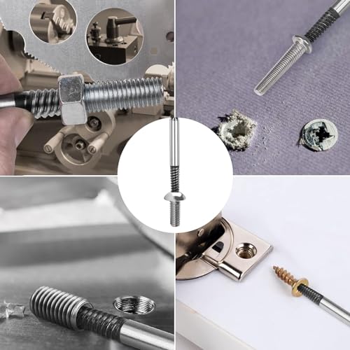 6pcs, Broken Water Pipe Screw Extractor for Removing Stripped Screws and Broken Bolts, Damaged Screw Broken Bolt Water Pipe Remover Set