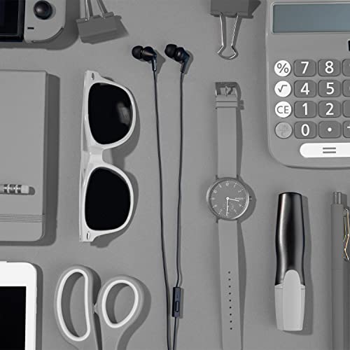 Image of Panasonic ErgoFit Wired Earbuds with Microphone,3.5mm Wired Headphones with Mic and Call Controller,Ergonomic Custom-Fit Earpieces (S /M /L),for Phones & Laptops,RP-TCM125-KA (Matte Black) (Pack of 10)