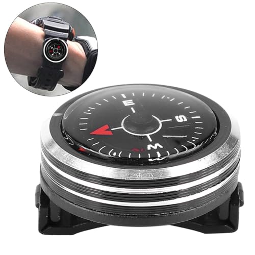 Brújula Mini de Muñeca de Aleación de Aluminio Ligera miniatura 4