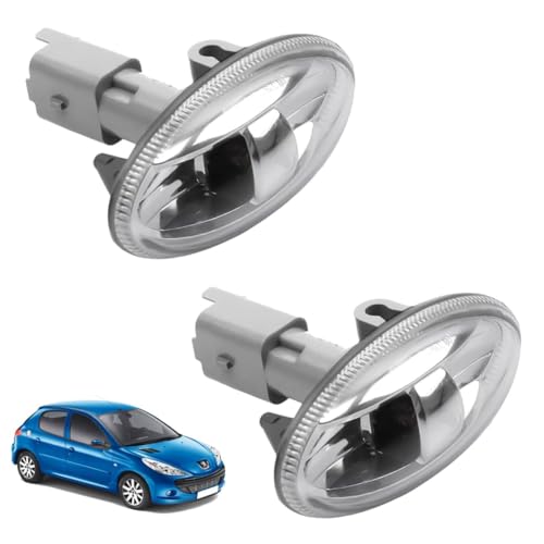 CFEWV 2 Pièces Dynamique Clignotant Latéral, Clignotants Latéraux Pour Peugeot 206 107 307 407 607 Expert Partner Citroën C1 C2 C3 C5 Xsara Dispatch Berlingo