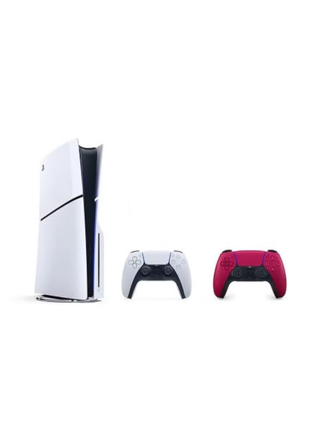 SIE Sony PlayStation 5 Slim Disc with Extra Dualsense Red Controller - International Version