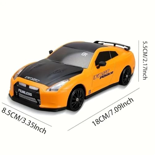 Image of Liberty Imports RC Drift Car 1 /24 2.4GHz 4WD Remote Control Sport Racing On-Road Vehicle with LED Light, Batteries and Drift Tires (Style 6), Black
