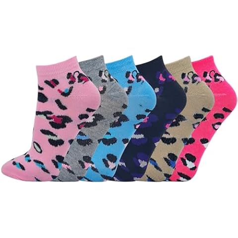 SOCK-TEC Ladies Funky Ankle Trainer Socks Cover