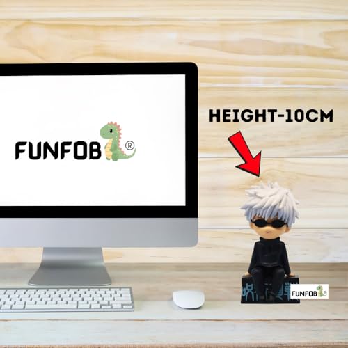 Image of FUNFOB Jujutsu Kisen Megumi Fushiguro Action Figure Height -10 Collectible PVC Multicolour | Small Megumi with Goggle On Box