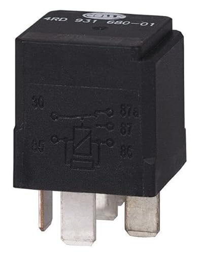 HELLA H41680041 High Capacity 20/40 Amp SPDT Mini Relay (-40 Degree to +125 Degree Celsius)