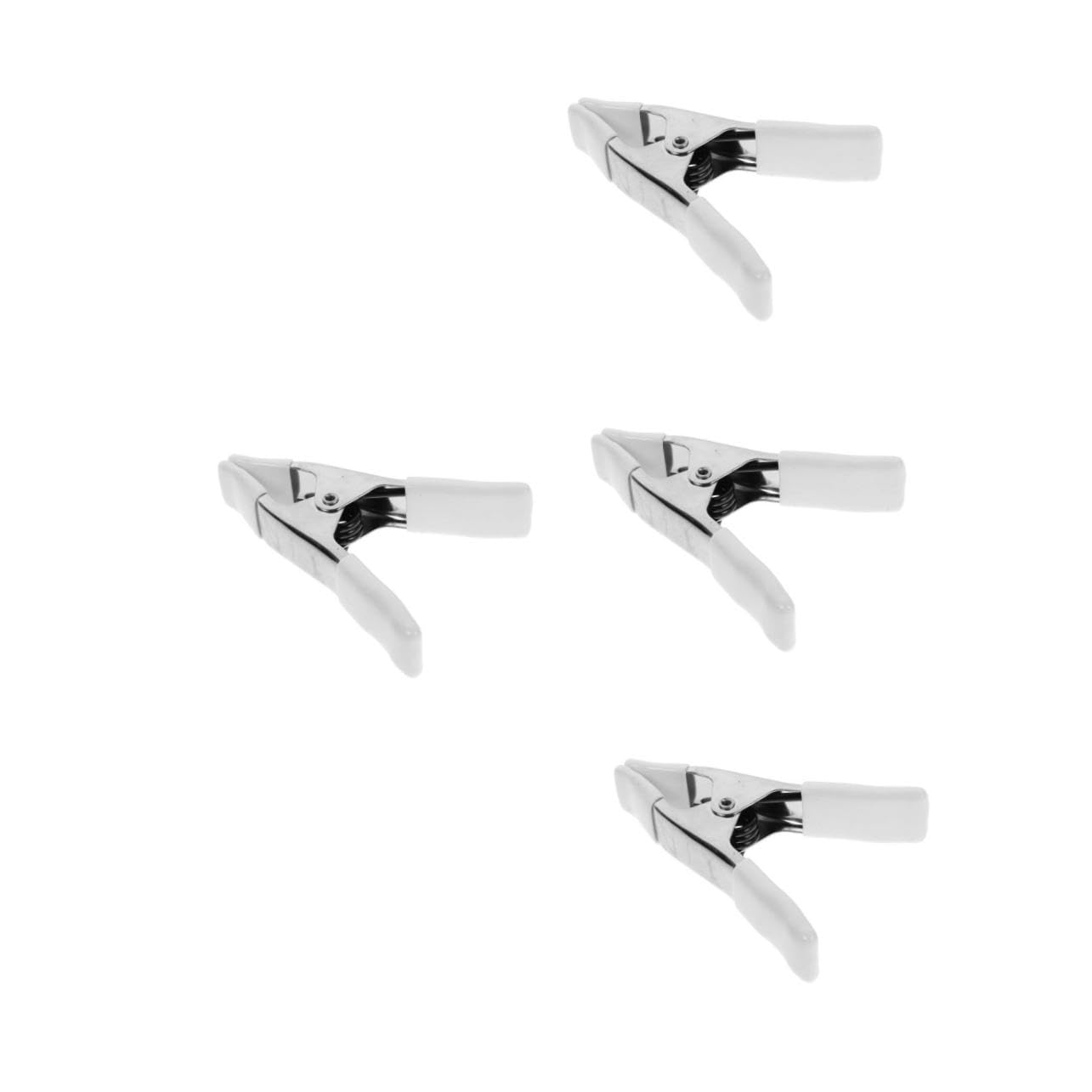 KALLORY 4sets 4pcs Heavy Duty Spring Clamps Durable Plastic Backdrop Clips for Securely Holding Backgrounds Ergonomic Design for Comfortable Grip for Various Applications 4pcs*4