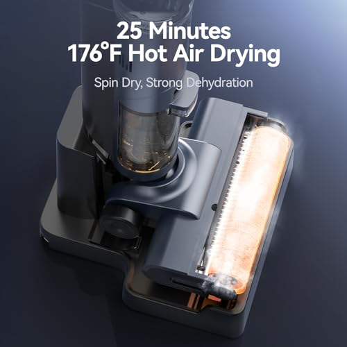 Image of JONR ED12 PRO Wet Dry Vacuum Cleaner,Vacuum Mop, Three Sided Cleaning,Hot Water Self-Cleaning,Hot Air Drying,Tangle-Free,Smart Hard Floor Cleaner Machine with Powerful Suction