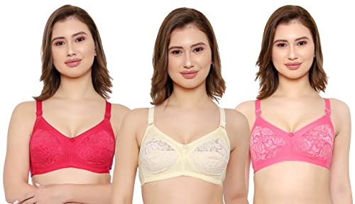 Image of Women Net Non-Padded Wire Free Regular Bra