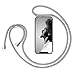 Produktbild ZhinkArts Handykette kompatibel mit Apple iPhone 11 Pro - 5,8" Display - Smartphone Necklace Hülle mit Band - Handyhülle Case mit Kette zum umhängen in Weiß Silber