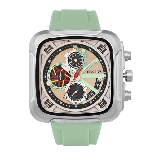 EXTRI Analog Yellow Dial Mens Watch-X6057-A (B0D7HFPYR5) Amazon Price History, Amazon Price Tracker