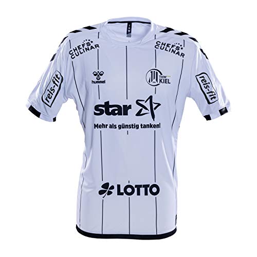 Hummel Kinder Trikot THW Kiel 19/20 Kids Home Jersey S/S weiß - 128