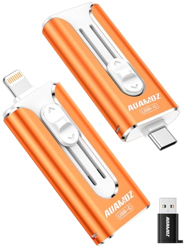 Clé USB double interface 256 Go USB-C et Lightning pour stocker vos photos sur iPhone et iPad