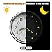 GLSOWEE 2PCS Car Mini Clock, Car Luminous Clock with Adhesive, Car Air Vent Clip Quartz Clocks, Car Dashboard Clocks, Universal Car Watch Accessories for Home Boat Truck SUV Car (Black+White)