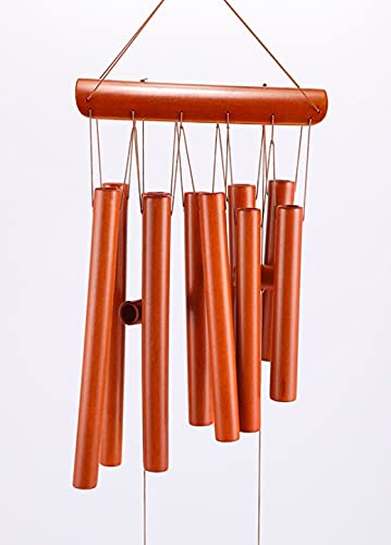 JYDQM Accrocher à la Main Home Home Bamboo Vent Chimes Jardin Décoration Pendentif Wood Boîte Anniversaire Cadeaux