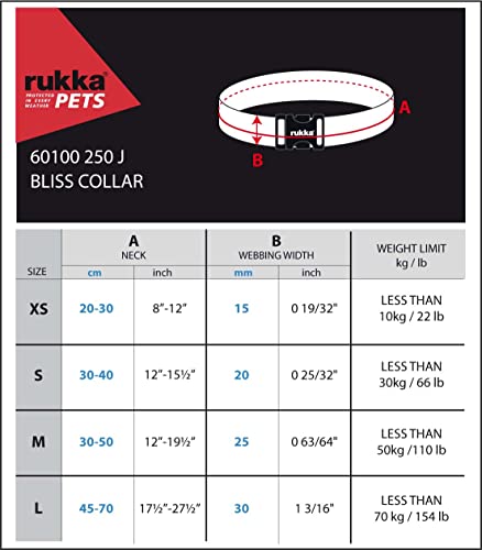 Rukka Pets Hundehalsband, verstellbar, Größe XS, Rauchgrau
