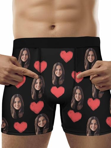 Custom Face Men's Boxer Briefs Personalized Underwear with Photo Customized Boxers for Men XS-5XL2