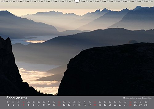 Traumhafte Bergwelt Kalender (Wandkalender 2018 DIN A2 quer): Im Zauber des Lichts (Monatskalender, 14 Seiten ) (CALVENDO Natur) [Kalender] [Apr 01, 2017] Kehl, Michael