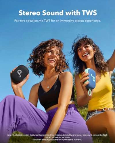 Soundcore Select 4 Go Bluetooth Shower Speaker by Anker, IP67 Waterproof/Dustproof, Ultra-Portable Bluetooth Speaker, 20H Playtime, Floatable, Powerful Sound, Electronics for Outdoors/Home/Travel - Image 6