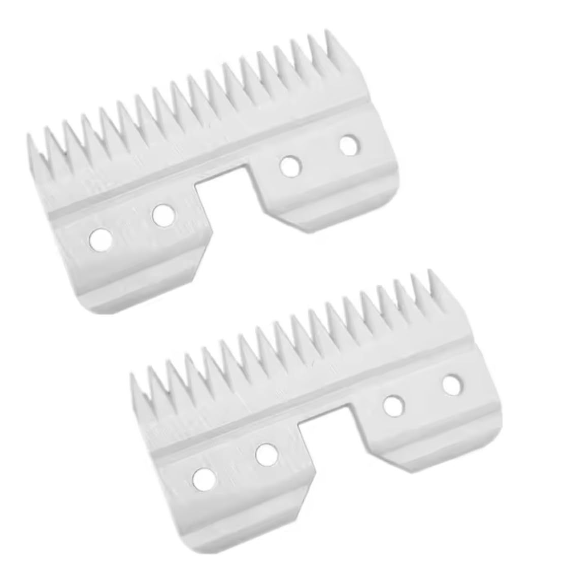 2 Pieces | Replacement Ceramic Blade Cutter for Trimmers | 18 Teeth | Compatible with Andis Oster A5, Wahl KM Series