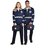 Amscan EMT Jacket for Adults, Halloween Costume Accessory, Unisex, One Size