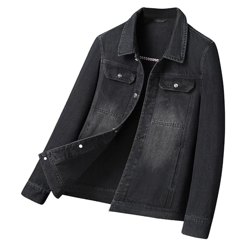 Veste en denim léger pour homme idéale pour les sorties casual et les journées de mi-saison
