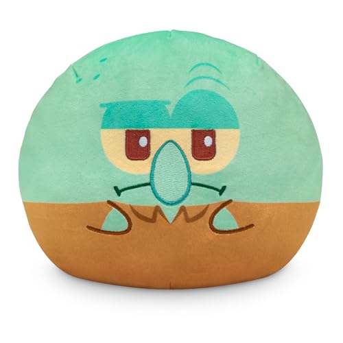 TeeTurtle Spongebob Squarepants 6' Reversible Plushie - Spongebob Squarepants and Squidward Tentacles - Bikini Bottom Buddies Amazon Exclusive - Cute Kawaii Soft Stuffed Animal
