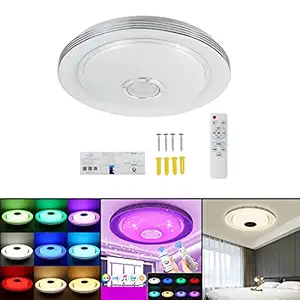 THE STYLE SUTRA Led Music Ceiling Light RGB Color Changing for Kitchen 15.8Inch 36W App | Consumer Electronics | Portable Audio & Headphones | Audio Docks & Mini Speakers