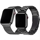 Hongxinzhan 2pcs bracelet de montre en métal compatible avec Apple Watch 42mm (Series11 10...