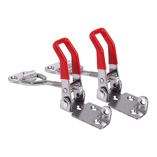 HOMSFOU Heavy Duty Latch Clamps Stainless Steel Toggle Clamps Quick Release for Cabinet Doors Boxes