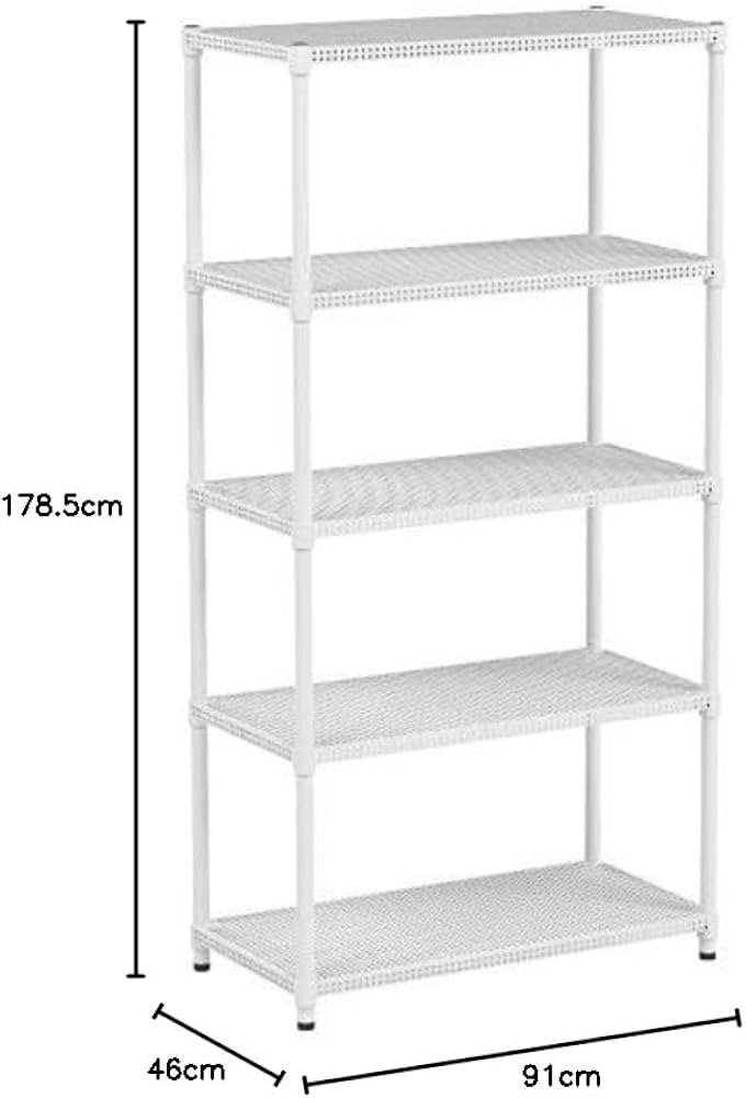 アイリスオーヤマ　ホワイト　スチールパンチングラック 5段 Amazon｜アイリスオーヤマ ラック メタルラック パンチング 5段