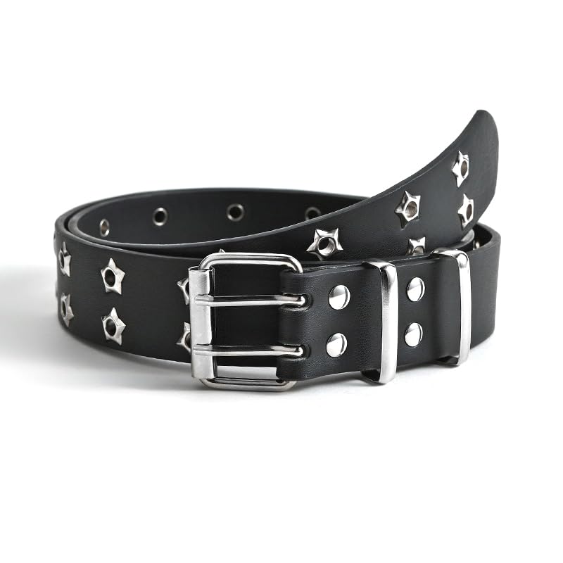 Fashion Women Belts Chain Luxury Genuine Leather New Punk Style Metal Buckle Leather Men Waistband For Jeans