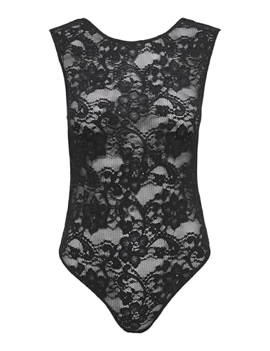 Body en dentelle pailletée ONLY Onlsafina pour femme