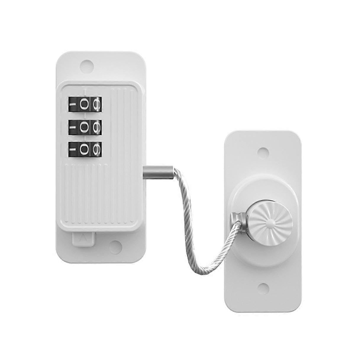 Joyhappst Image Color Fridge Lock, Refrigerator Lock, Keyless One-Click Access, Customizable Password, Child Safety Combi