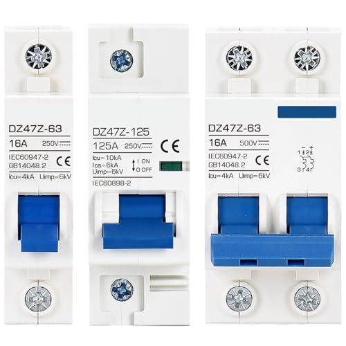 Disjoncteur miniature CC résistant aux arcs électriques pour circuit solaire 500V 32A