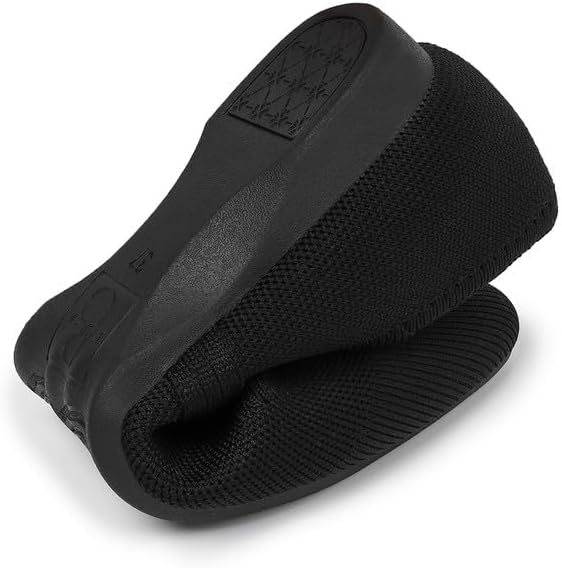 Women's Pointed Toe Knit Mary Jane Ballet Flats for Office Casual Wear Stretchy Dressy Slip-On Shoes with Arch Support - Image 8