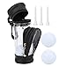 NYSUZHOUJI Leather Golf Ball Tee Accessory Tool Bag Multifunctiron Carrying Storage Waist Pouch Lightweight Compact Training Exercise Practice