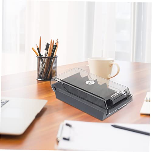 ULTECHNOVO 3 Pçs Caixa De Índice Caso De Cartão De Nota Titular Do Cartão De Nota Suporte De Mesa Su