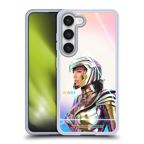 Funda Wonder Woman 1984 dorada paraSamsung Galaxy S23 5G protector retro de uso diario urbano