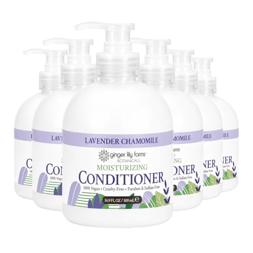 Image of Ginger Lily Farms Botanicals Conditioner, 16.9oz /6pk, Lavender Chamomile