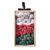 Scunci by Conair 10pk Scrunchie Set - hair ties - satin and knit variety - hair...