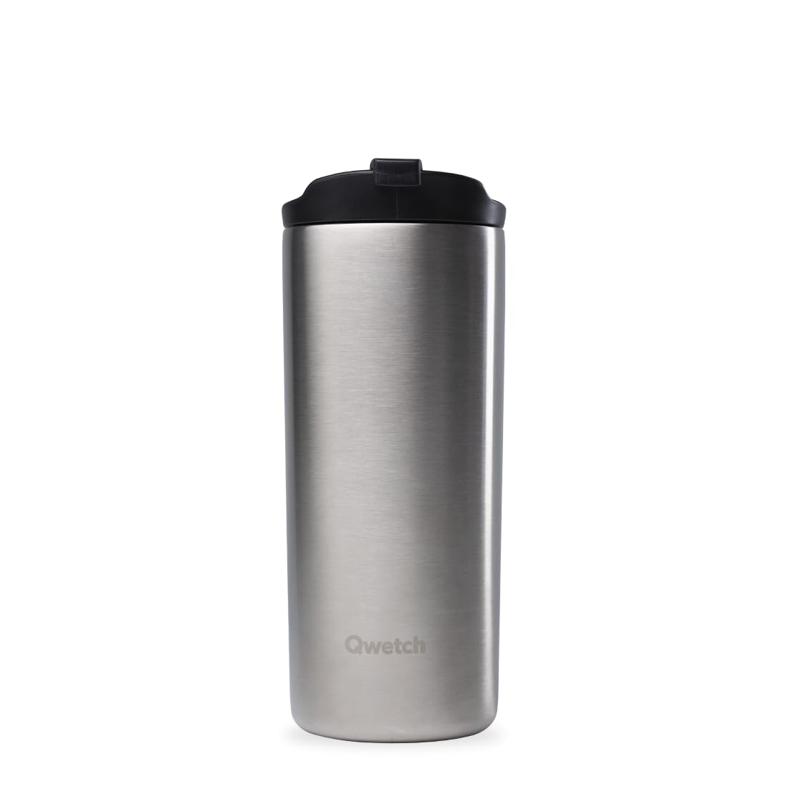 Qwetch RVS thermosbeker 470ml met theezeefje - Granite Blue