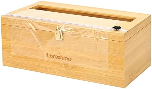Libreshine 12 Inch Extra Large Foil and Plastic Wrap Organizer with Cutter, Holds 3000ft Film Rolls or 500ft-1000ft Foil Rolls, Restaurant Kitchen Foodservice Wrap Dispenser