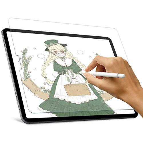 Homagical PAPERFEEL Screen Protector for iPad Pro 12.9 (2021 & 2020 & 2018) High Touch Sensitivity Screen Protector for iPad Pro 12.9,Compatible with Apple Pencil, Scratach Resistant/Matte PET Film