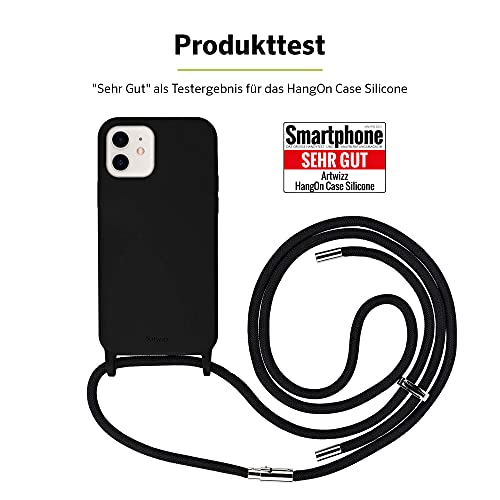 Artwizz HangOn Case für iPhone 13 mini - Robuste Silikon Handykette mit Abnehmbarem Band - Necklace Handyhülle mit Kordel zum Umhängen… – Ansicht 6