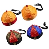 Chapeau de style chinois : les chapeaux des membres de la famille peuvent vous donner un aperçu du style vestimentaire de la dynastie qing et des chapeaux traditionnels chinois