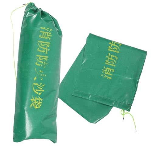 Luxshiny 2個 防火耐久性空の土嚢袋 防災用洪水制御多用途 土砂防止再利用可能消防用膨張防洪バッグ